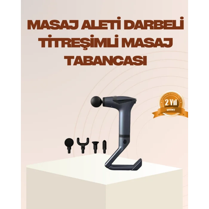 Şarjlı Taşınabilir 3in1 Titreşimli Masaj Aleti Esneme Bantlı