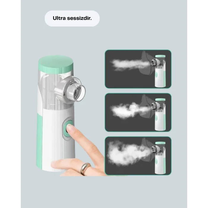 Şarjlı Taşınabilir Ultrasonik Nebulizatör Ultra Sessiz