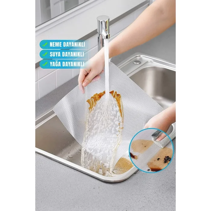 Şeffaf Raflık Kaymaz Dolap Içi Çekmece Raf Örtüsü Kaydırmaz 45 Cm X 3 Metre Koruyucu Ev Ürünü