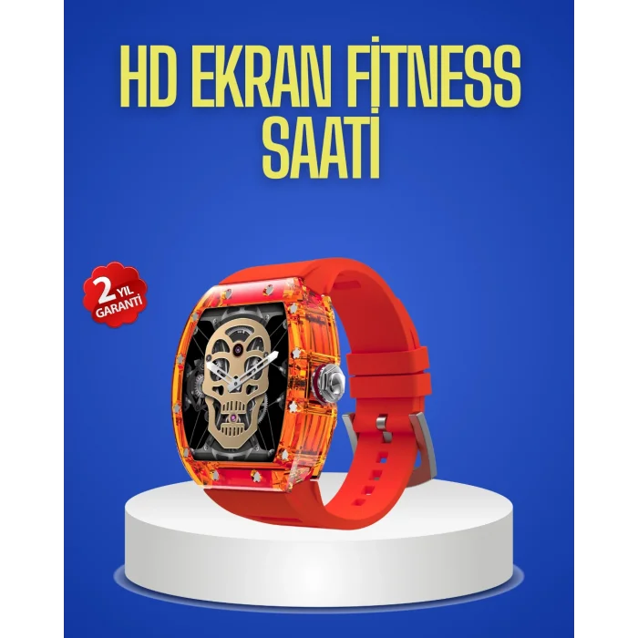 Şeffaf Tasarımlı Akıllı Saat Dokunmatik Ekranlı