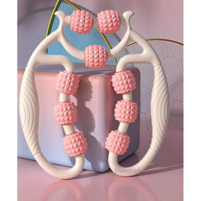 Selülit Masaj Aleti 9 Tekerlekli Lenf Drenaj Rulosu (5047)