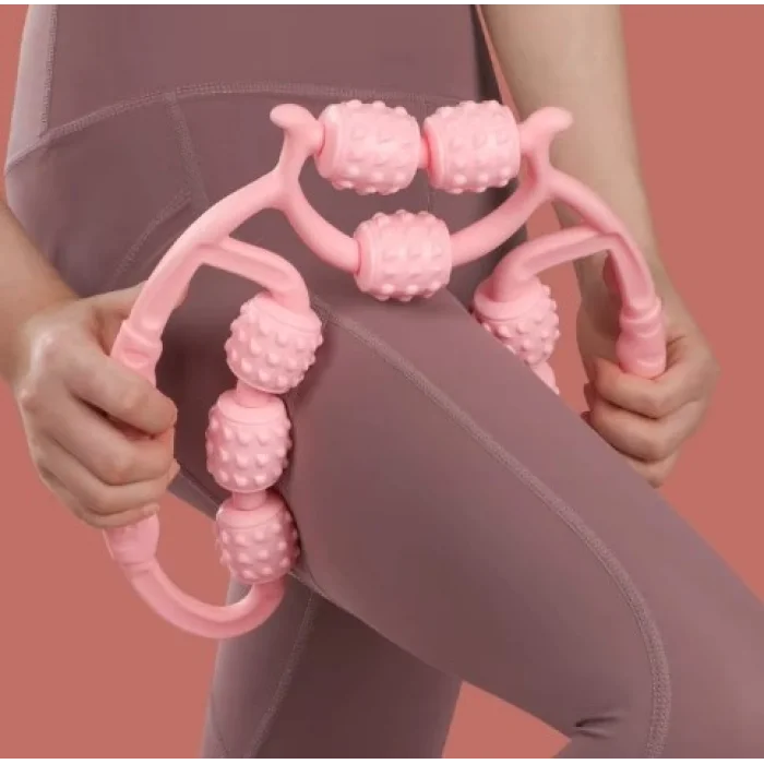 Selülit Masaj Aleti 9 Tekerlekli Lenf Drenaj Rulosu (5047)