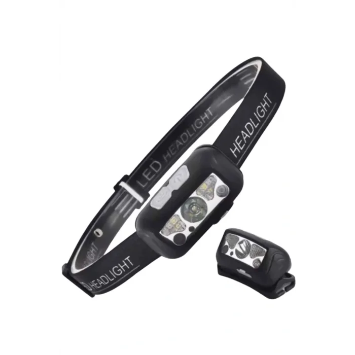 Sensörlü Şarjlı Type-c Şarj Işıklı Kafa Lambası Kamp Lambası