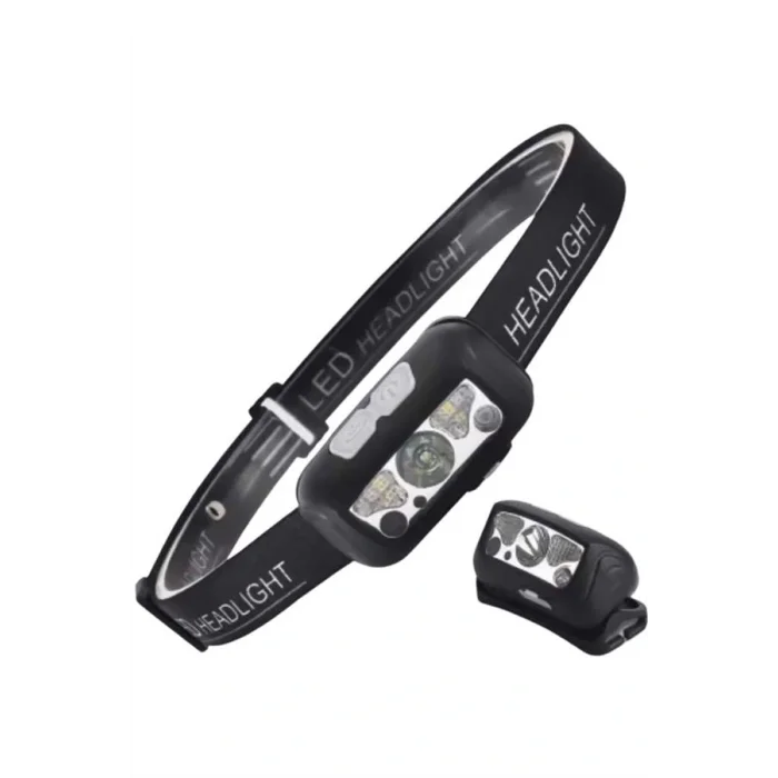 Sensörlü Şarjlı Type-c Şarj Işıklı Kafa Lambası Kamp Lambası