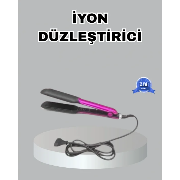 Seramik Plakalı Saç Düzleştirici – Plaka Kilitli ve Elektriklenme Önleyici