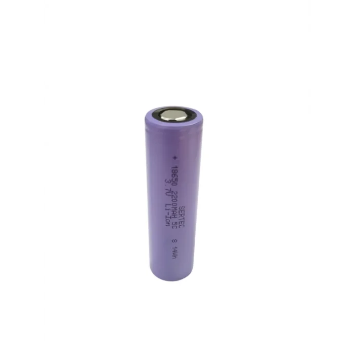 Sertec 18650 3.7V 2200 Mah 5C Li-Ion Şarjlı Pil