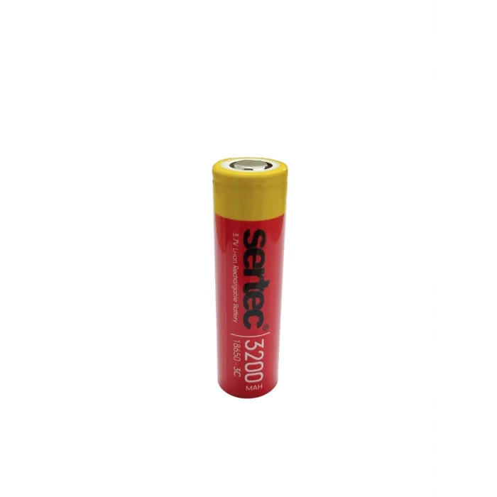 Sertec 18650 3.7V 3200 Mah 3C Li-Ion Şarjlı Pil
