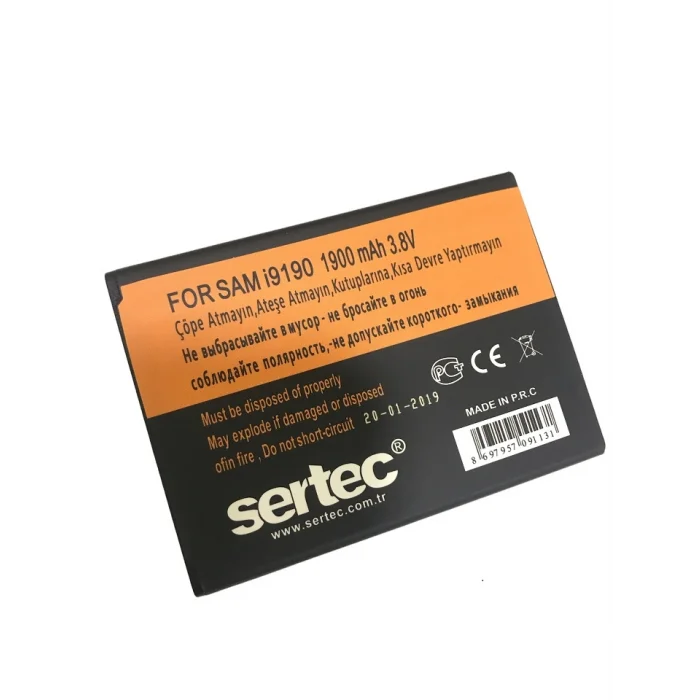 SERTEC - Samsung GALAXY S4 MINI i9190 / J1 2016 Uyumlu Batarya