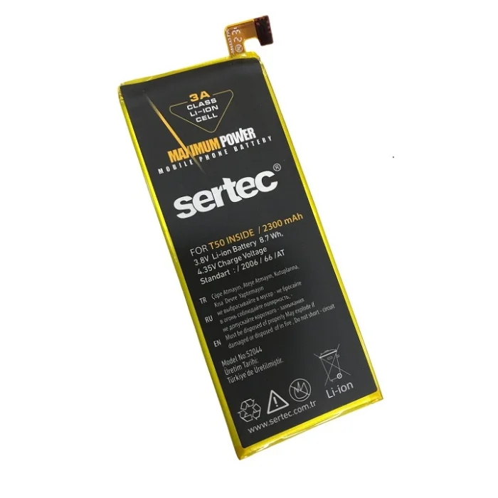 SERTEC - Turkcell T-50 Uyumlu Batarya