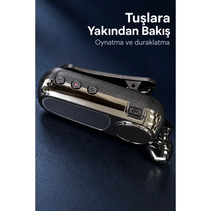 Sesli Bildirim Destekli Makaralı Bluetooth Kulaklık