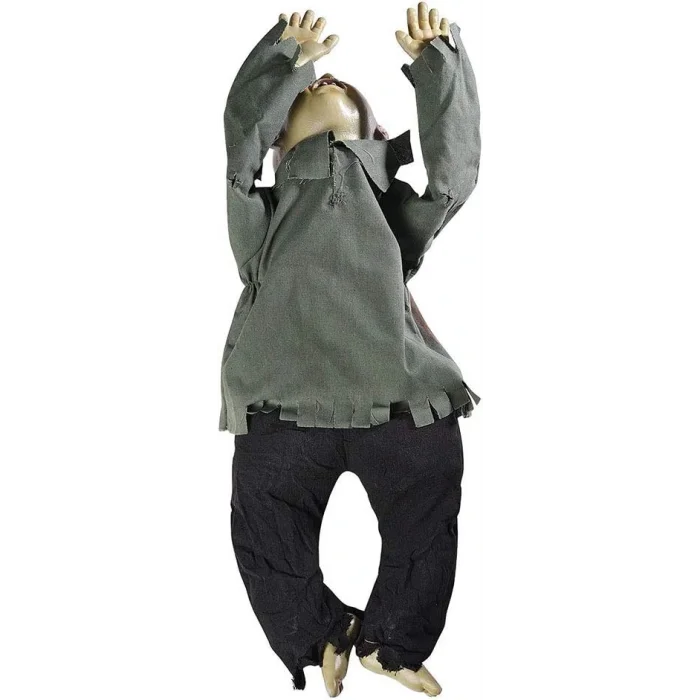 Sesli Işıklı ve Sensörlü Yerde Emekleyen Hareketli Bebek Hayalet Zombi Dekor 30x85 cm (5047)