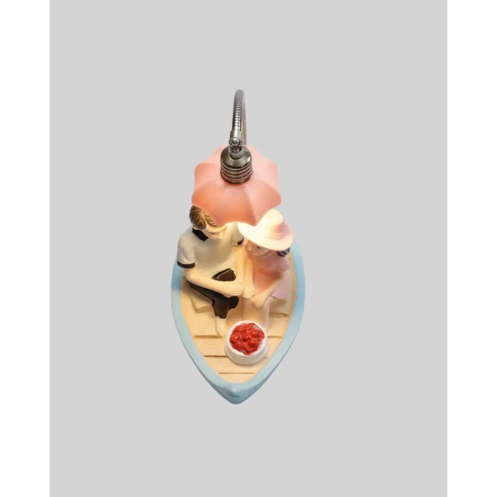 Sevgililer Günü İçin Romantik Çift Figürlü Dekoratif Gece Lambası