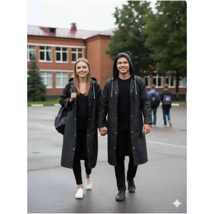 shopwave SİYAH PARDESÜ YAĞMURLUK (0177)