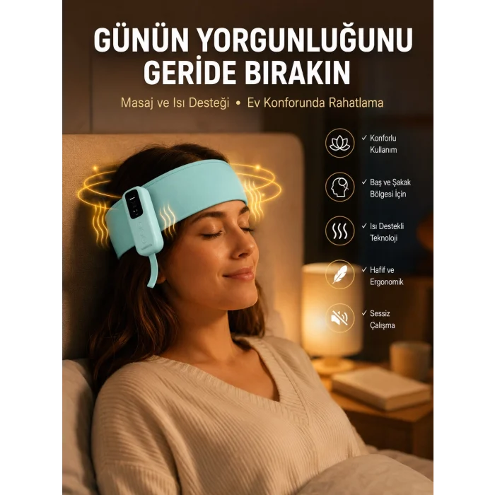 Sıkıştırmalı Baş Masaj Aleti Ev Tipi Konforlu Masaj Deneyimi Yeni Nesil