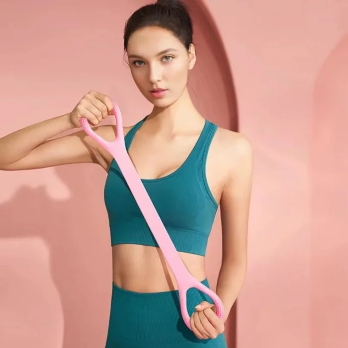 Silikon Pilates &amp; Egzersiz Direnç Bandı – Yoga, Aerobik, Squat ve Spor İçin Çok Amaçlı Fitness Lastiği (5047)