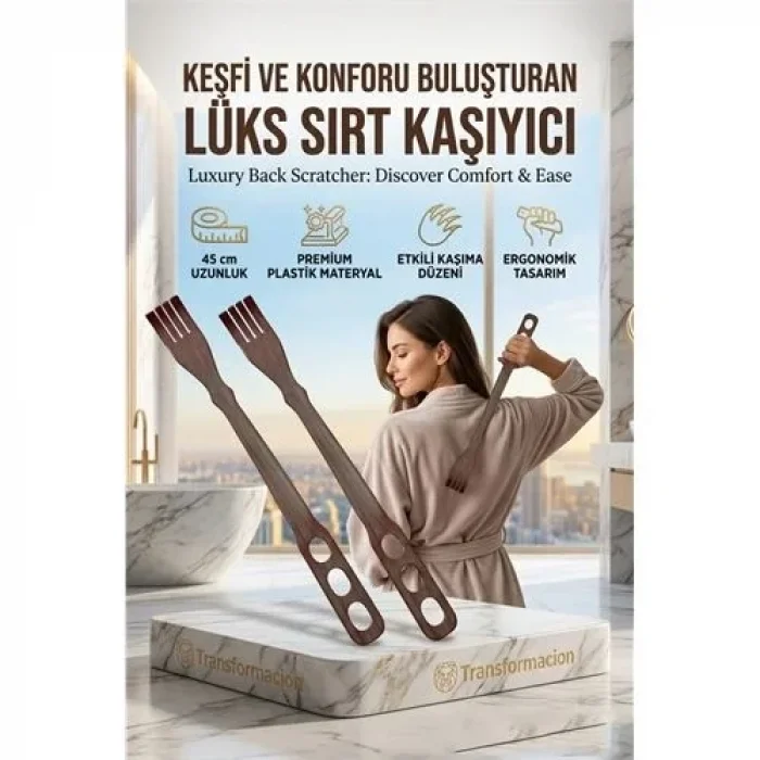 Sırt Kaşıma Aparatı - Plastik Sırt Kaşıyıcı 2 Li Set 721766