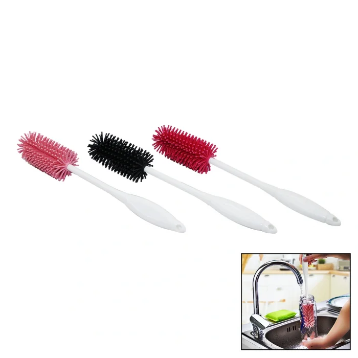 ŞİŞE - BİBERON TEMİZLEME FIRÇASI SİLİKON TERMOS - SÜRAHİ - KAVANOZ - KETTLE - MATARA (5047)