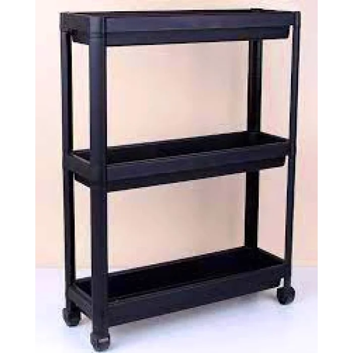 SİYAH ÇOK AMAÇLI KATLI RAF ÜNİTESİ (5047)