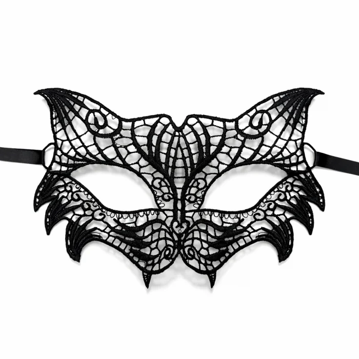 Siyah Dantel Venedik Maskesi Kadın – Zarif Parti & Balo Maskesi 3 No
