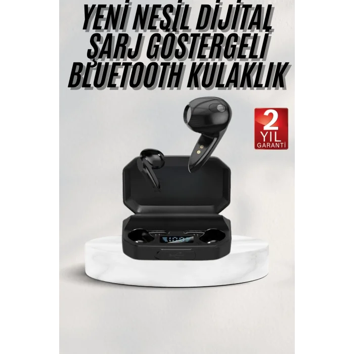 Siyah Profesyonel Kulaklık HD Mikrofonlu Çağrı Cevaplayabilen