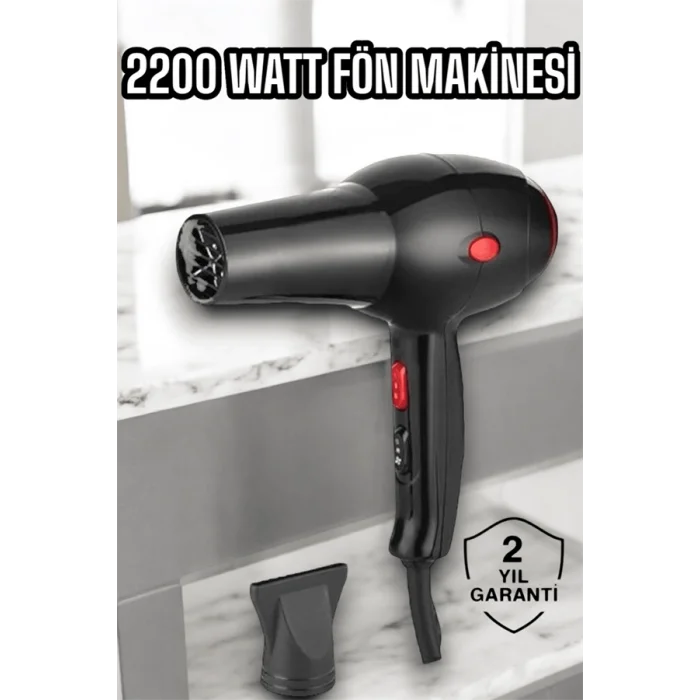 Soğuk ve Sıcak Üfleme Özellikli AC Motorlu Saç Kurutma Makinesi