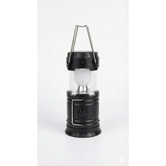 Solar Şarjlı Güneş Enerjili Fan Kamp Feneri Güneş Paneli Kamp Şarjlı Işıldak Usb Şarj