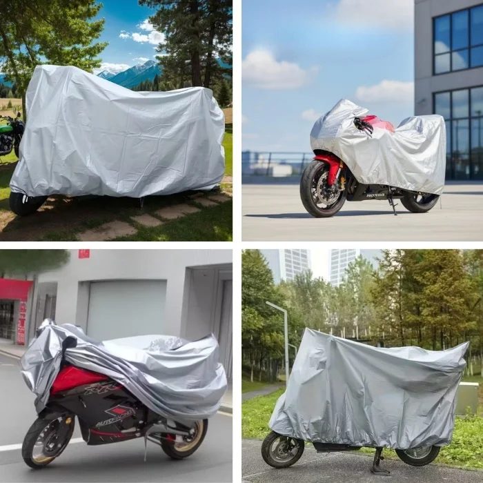 Su Geçirmez Yağmur,Kar,Dolu Koruyucu Motorsiklet Brandası - Örtüsü (5047)