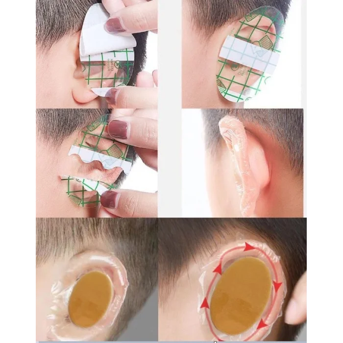 Su Geçirmez Yapışkanlı Kulak Koruyucu Bant 10 lu Paket (5047)