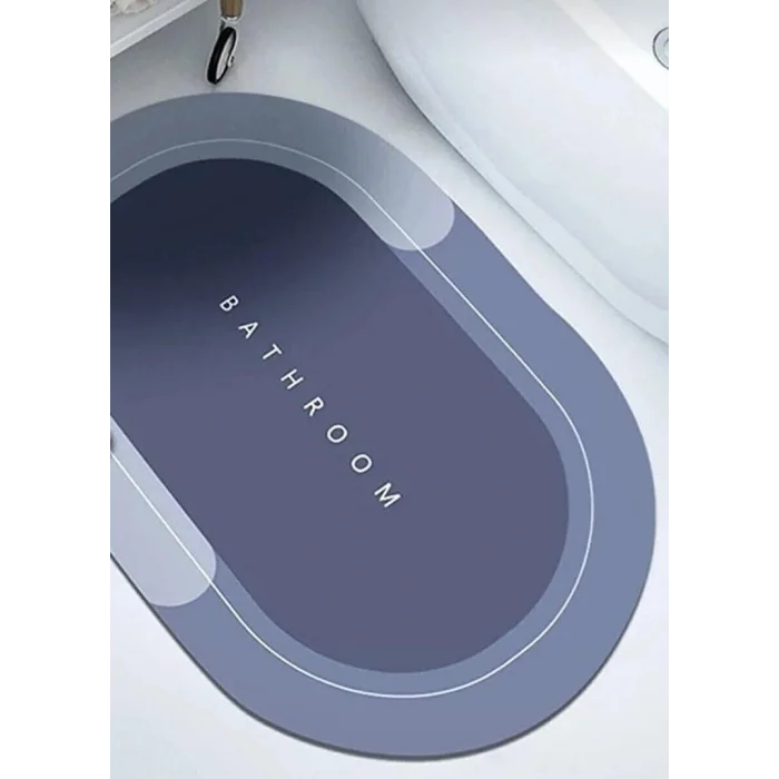 Süper Su Emici Kaymaz Tabanlı Banyo Paspası ( 40x60 )cm