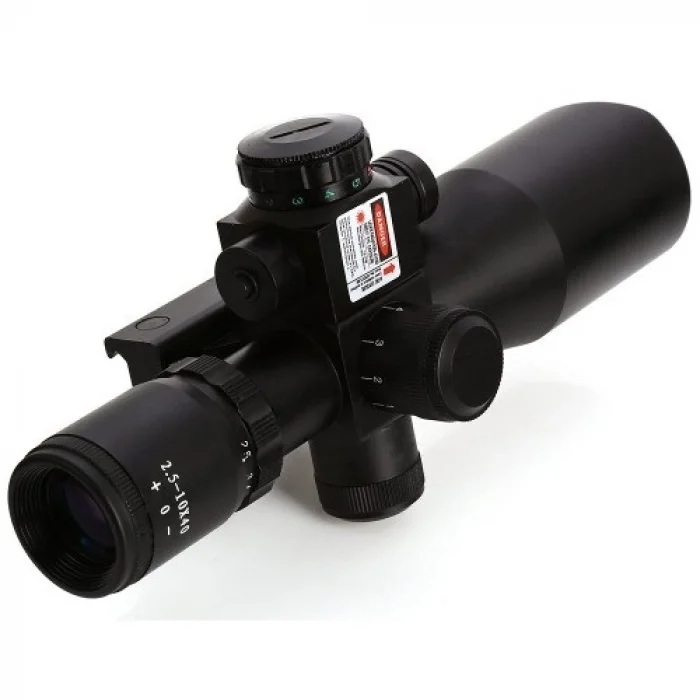 Süper Zoomlu Lazerli Profesyonel Av ü 2.5-10X40/E