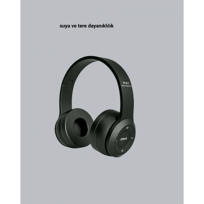 Suya ve Tere Dayanıklı Bluetooth Kulaklık – Şık, Ergonomik ve Dayanıklı