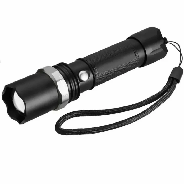 Swat Profesyonel Şarjlı El Feneri Ledli+flashlight+zoom Özellikli 6 Parça Full Set