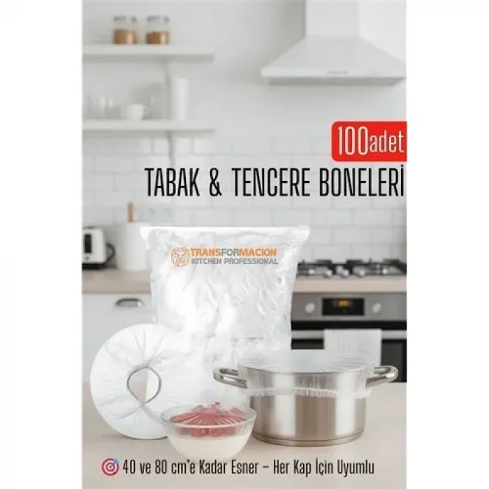 Tabak Ve Tencere Bone Seti 2 Boyutlu 100 Adet 718847