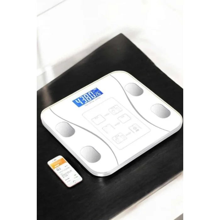 Tartı Baskül Dijital Elektronik Tartı Vücut Analiz Wifi Akıllı Yağ Ölçer