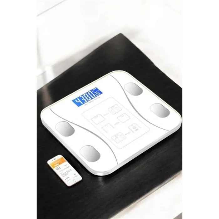 Tartı Baskül Dijital Elektronik Tartı Vücut Analiz Wifi Akıllı Yağ Ölçer