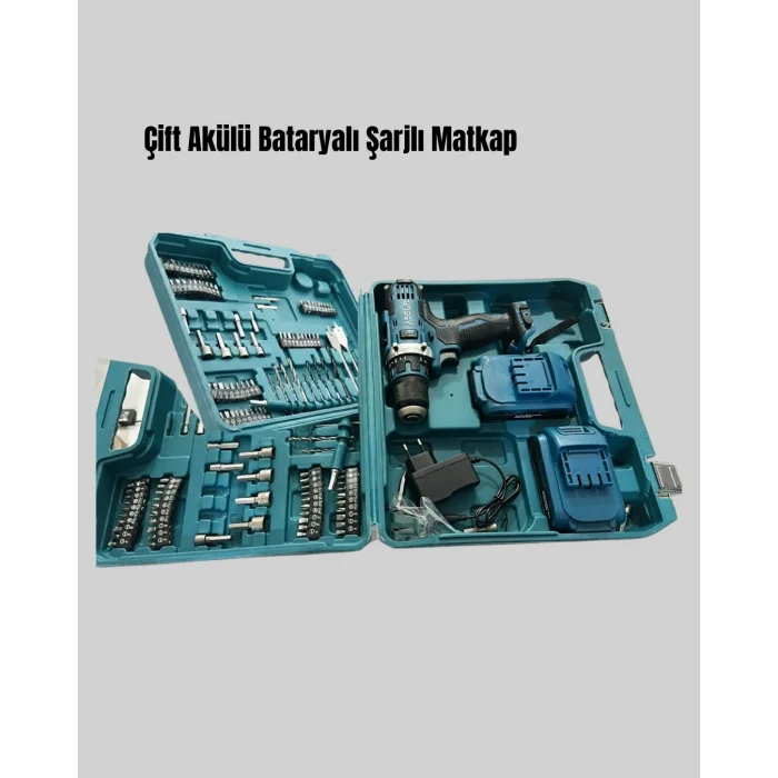 Taşınabilir Çantalı Şarjlı Matkap ve Vidalama Seti