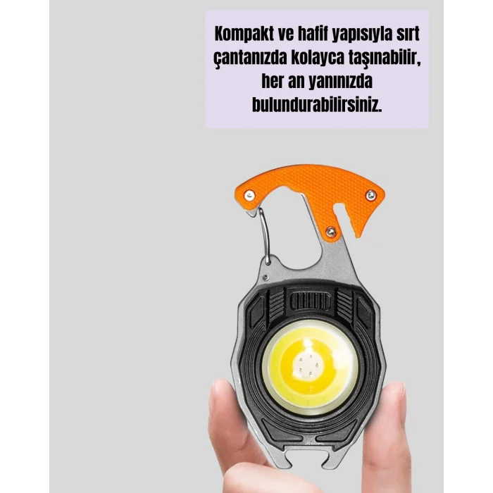 Taşınabilir Çok Amaçlı LED Işıklı Anahtarlık