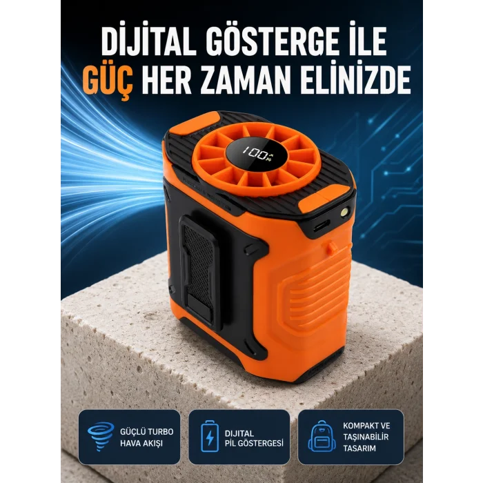 Taşınabilir Çok Fonksiyonlu Soğutma Fanı