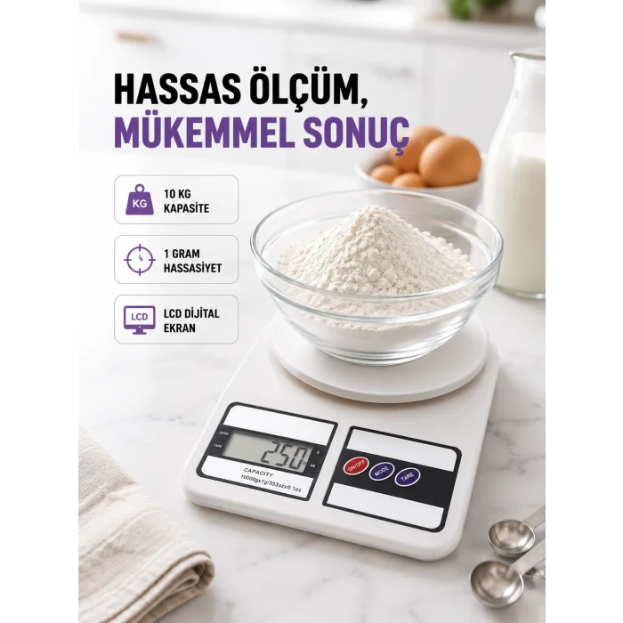 Taşınabilir Dijital Terazi – Çift Ölçü Birimi Destekli