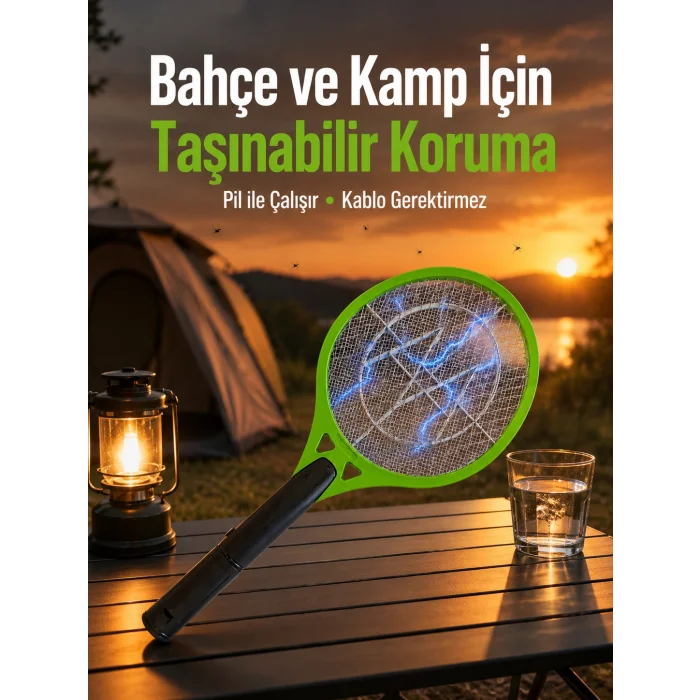 Taşınabilir Elektronik Sinek Kovucu | Balkon, Bahçe ve Kamp İçin İdeal Yeni Nesil