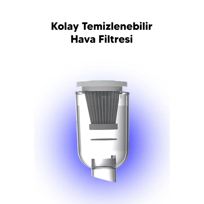 Taşınabilir Kablosuz Elektrikli El Süpürgesi- Ev, Ofis, Araba ,klavye Temizliği İçin İdeal