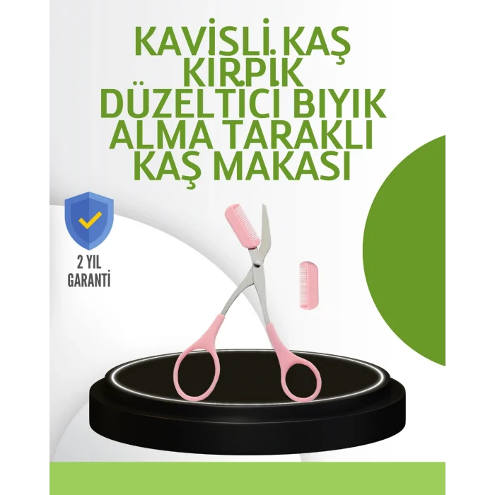 Taşınabilir Kaş ve Kirpik Düzenleme Makası – Ergonomik Tasarım