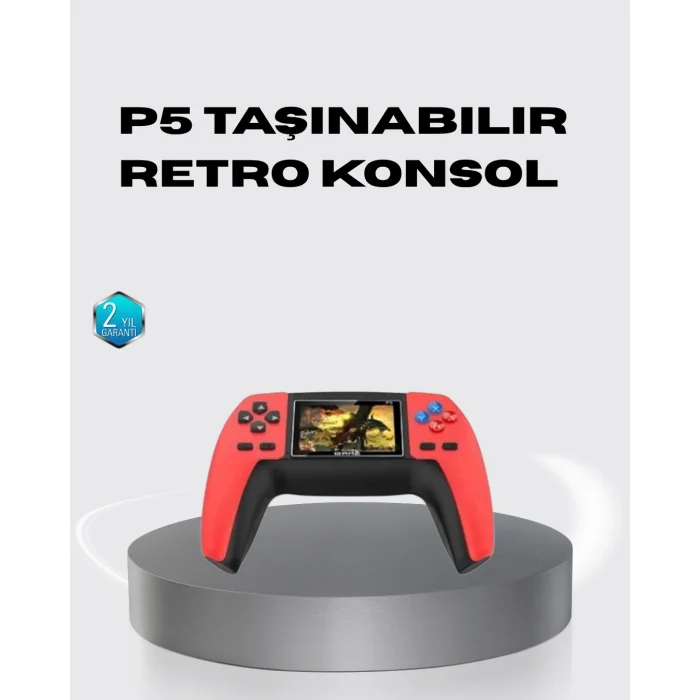 Taşınabilir Retro Oyun Konsolu – 520 Efsane Oyun Tek Cihazda