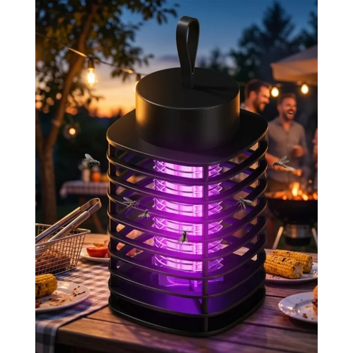 Taşınabilir Sivrisinek Öldürücü Lamba Duvara Asılabilir ve Masaüstü Kullanım