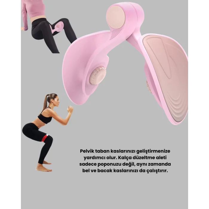 Taşınabilir Uyluk ve Kalça Egzersiz Aleti Kas Güçlendirici