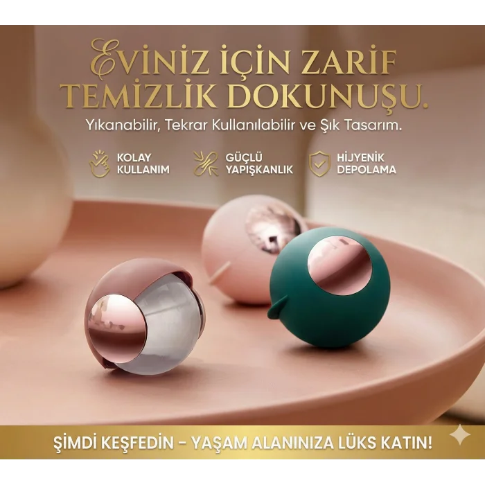 Taşınabilir Yıkanabilir Giysiler Yapışkan Saç Topu