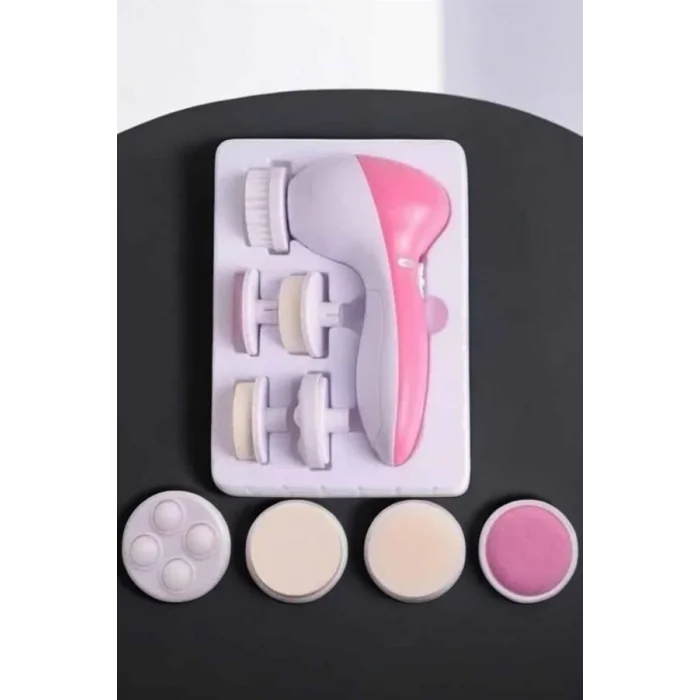 Taşınabilir Yüz Temizleme Cihazı Masaj, Peeling, Temizlik 5 Başlıklı