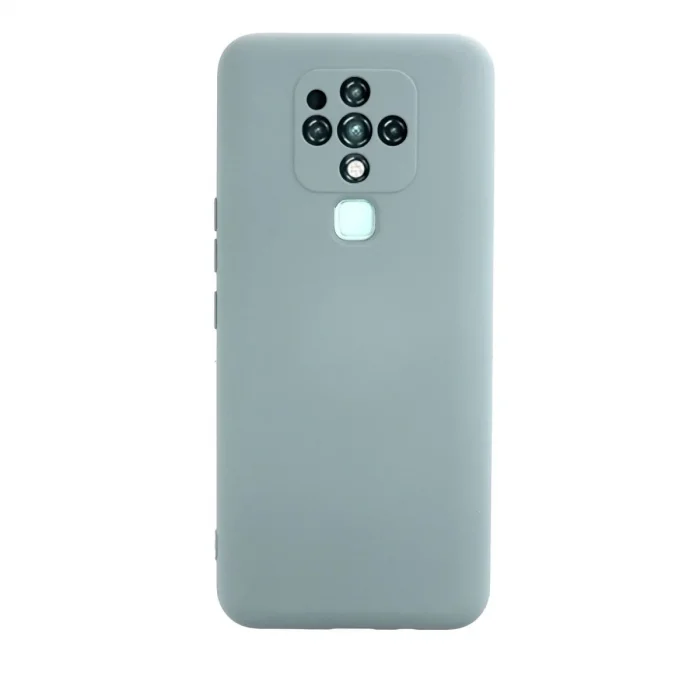 Tecno Camon 16 Kılıf Nano İçi Kadife Silikon - Buz Mavisi