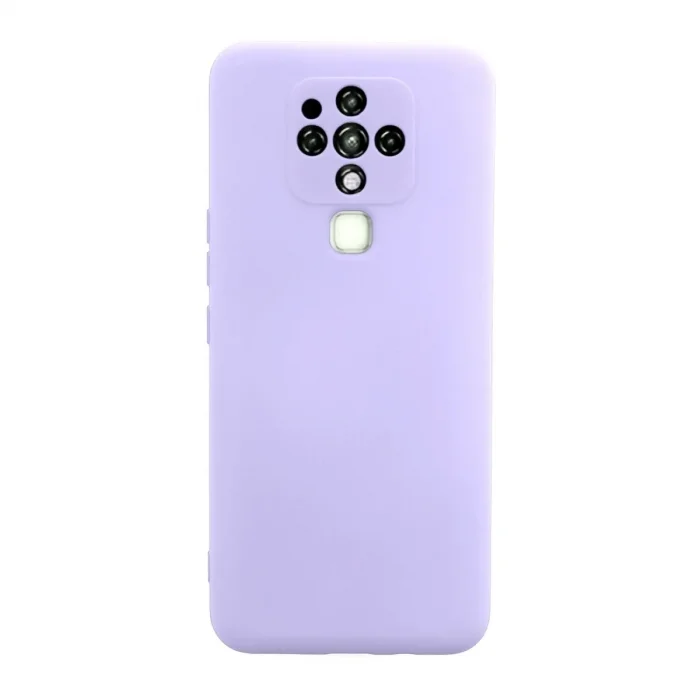Tecno Camon 16 Kılıf Nano İçi Kadife Silikon - Lila