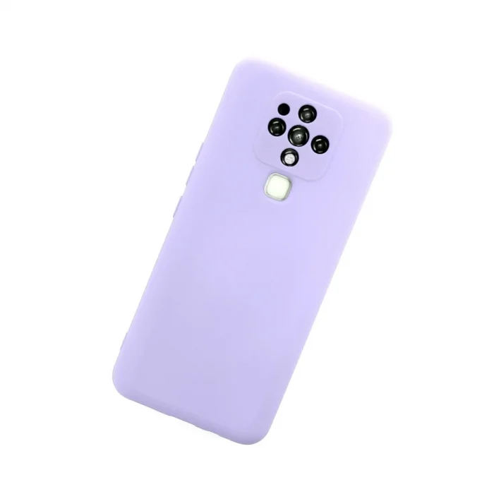 Tecno Camon 16 Kılıf Nano İçi Kadife Silikon - Lila